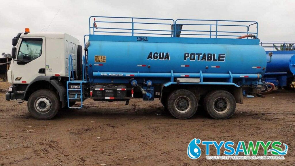 agua potable camion cisterna en Jesús María