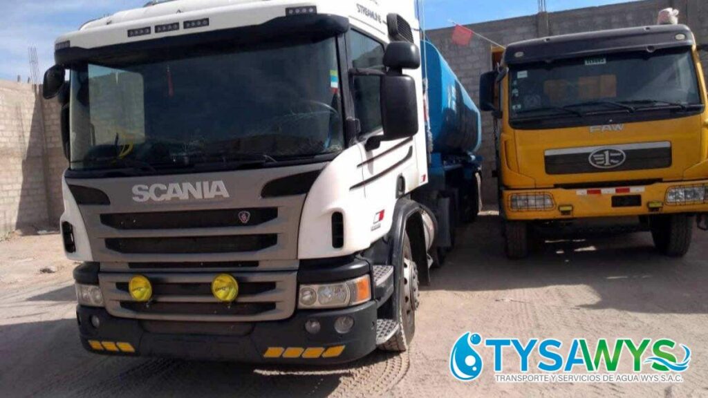 camion cisterna para riego