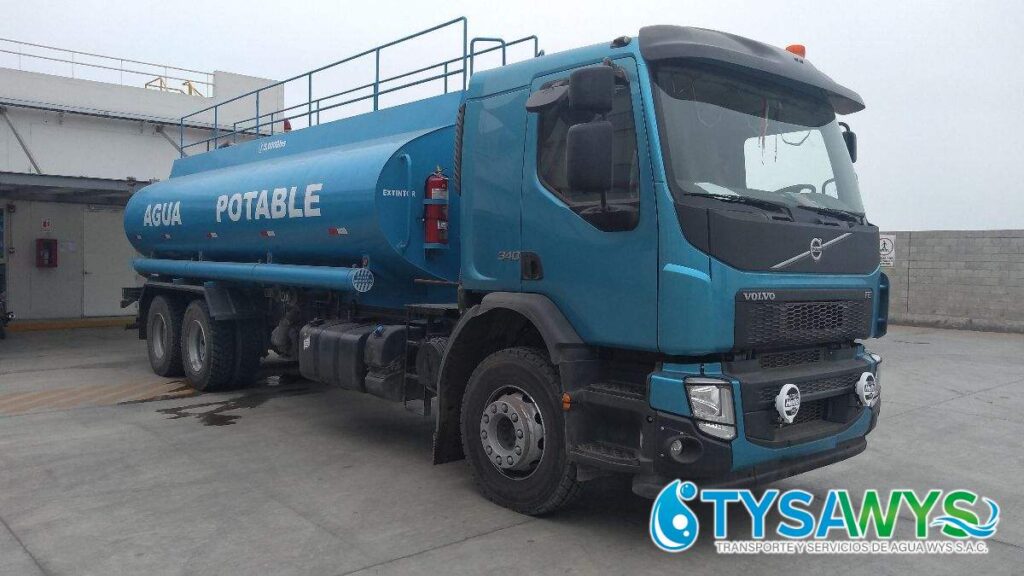 transporte de agua potable en Chilca
