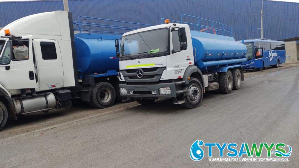 transporte de agua potable en Cieneguilla